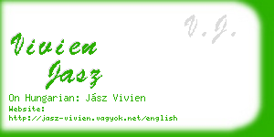 vivien jasz business card